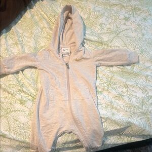 Nike Kids Light Gray Hooded One Piece